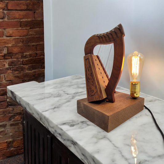 Miniature Harp Lamp